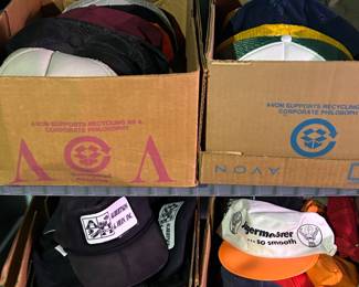 Lots of ball caps, some vintage