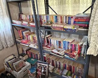 Lots one lots of paperback books