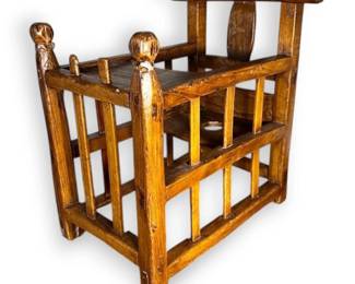 Small Wooden Toddler Doll Chair