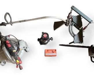 Miter Saw, Router  Bits, Chain Saw, Weed Eater  More
