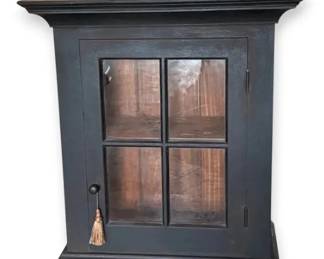 Colonial Wall Curio Cabinet