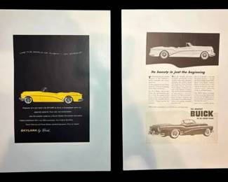 Vintage Buick Print Advertisements