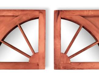 Wooden Arch Mirrors