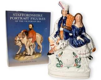 Staffordshire Portrait Figures Book 1970  Staffordshire Porcelain Figure