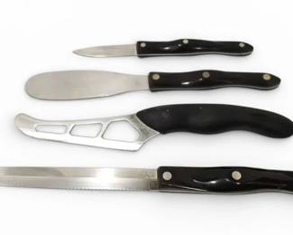Four CUTCO Knives  Petite Carver, Spatula Spreader,  Cheese Knives