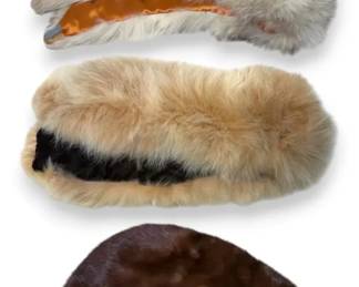 3 Mink  Fur Stoles