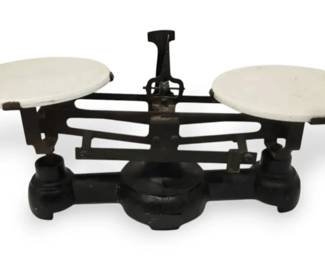 Antique Cast Iron Apothecary Scale