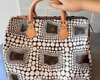 Louis Vuitton x Yayoi Kusama Monogram Town Speedy 30 Tote