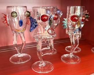 Massimo Lunardon Handblown Borosilicate Cocktail Glasses