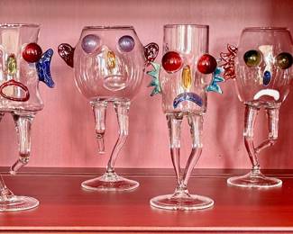 Massimo Lunardon Handblown Borosilicate Cocktail Glasses