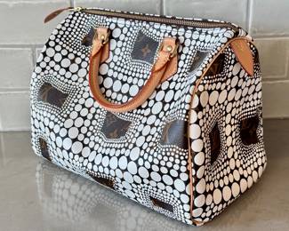 Louis Vuitton x Yayoi Kusama Monogram Town Speedy 30 Tote