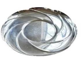Vintage Tiffany & Co. Sterling Silver Platter - Swirl Design