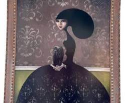 Nicholas Harper - Greta Original Acrylic Painting on Board / "Greta" by Nicholas Harper
