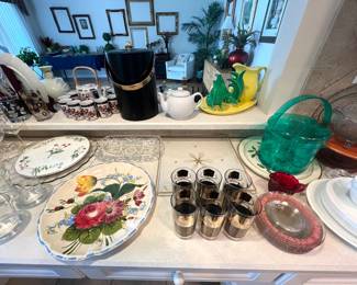 Vintage Glassware & more….