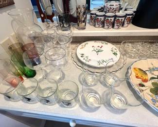 Glassware - Platters ….