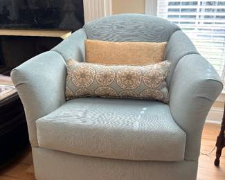 Haverty’s “Gabriel Swivel Glider” Chair set of 2