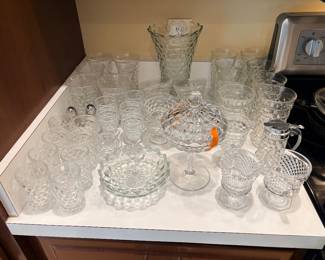 Fostoria American cubest dishes