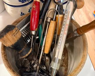 Antique and vintage kitchen utinsels