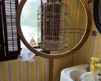 Bird cage and stand