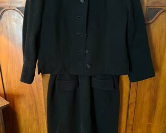 Vintage wool dress w/ jacket