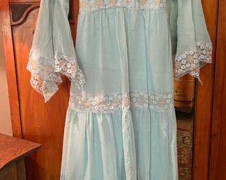 Another maxi prairie dress w/ angel wing sleeves - no tag