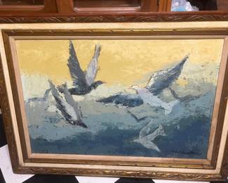 Helen Adele Beres - large original oil; PNW artist
