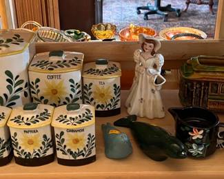 Japan canister + spice jars