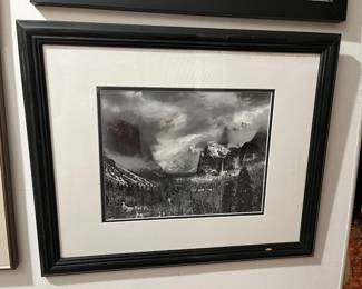 Framed photo of Yosemite