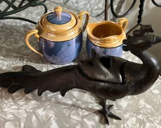 Peacock incense burner