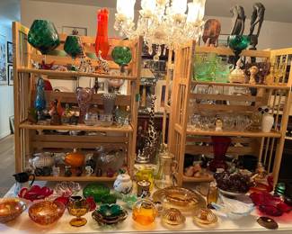 All new glass - carnival, depression, LE Smith, Murano + more