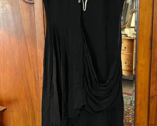 1930s black crepe with sequins
