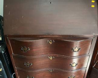 Mahogany drop front desk