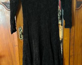 Black stretch lace gown  - Vampire!