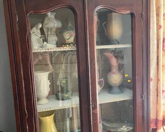 Antique oak cabinet for china, books, pantry, collections, etc