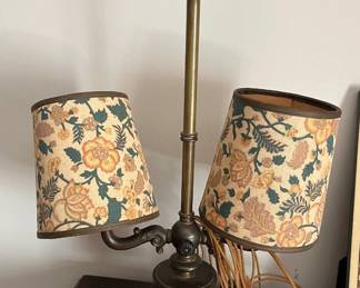 Heavy brass lamp