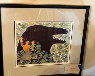 Rie Munoz signed print