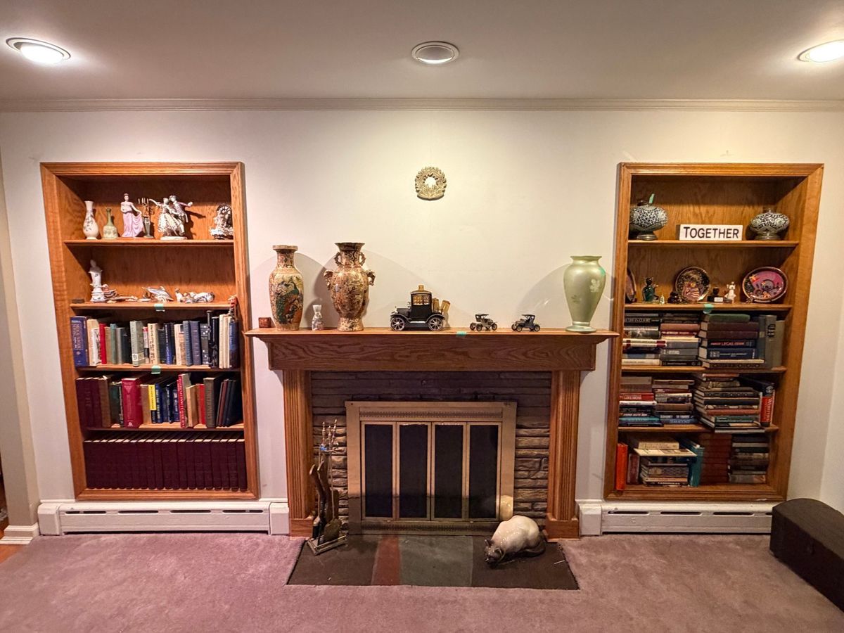 Antique Mahogany Dining Room Set with China Cabinet