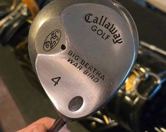 Daiwa GC "LOFT 25" Wood Driver & Callaway Big Bertha War Bird 4 Wood