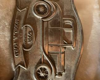 Ford Model A 30th Anniversary Commemorative Belt Buckle