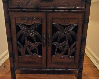 Tropical Carved Cabinet