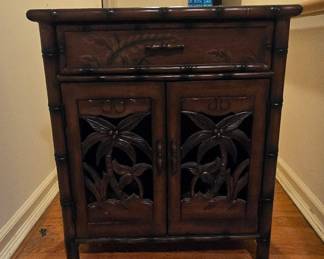 Tropical Carved Cabinet