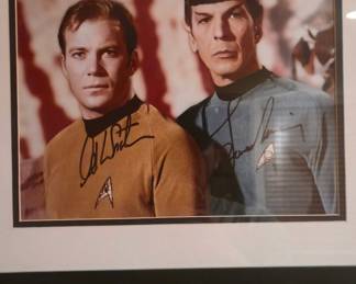 Star Trek: The Original Series Dual Autographed Photo with Certificate of Authenticity