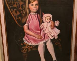 Portrait of a Young Girl with Doll