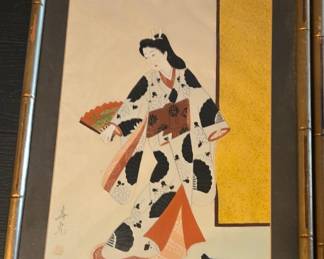 Pair of Japanese Woodblock Prints by Yamamura Kōka