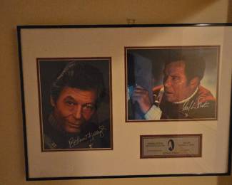 Star Trek: The Original Series Dual Autographed Photo with Certificate of Authenticity
