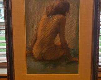 Seated Nude by Daniel Stone