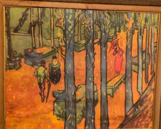 Les Alyscamps, Arles (Falling Autumn Leaves)