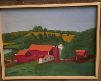A. Stadler Farm Landscape Painting