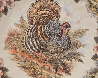 Queen's Myott Thanksgiving Turkey Plate
