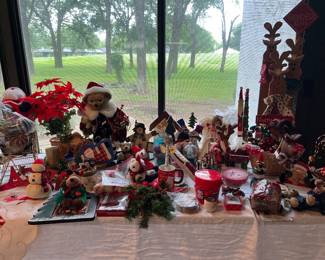 Just a small sampling of the Christmas items you will find
